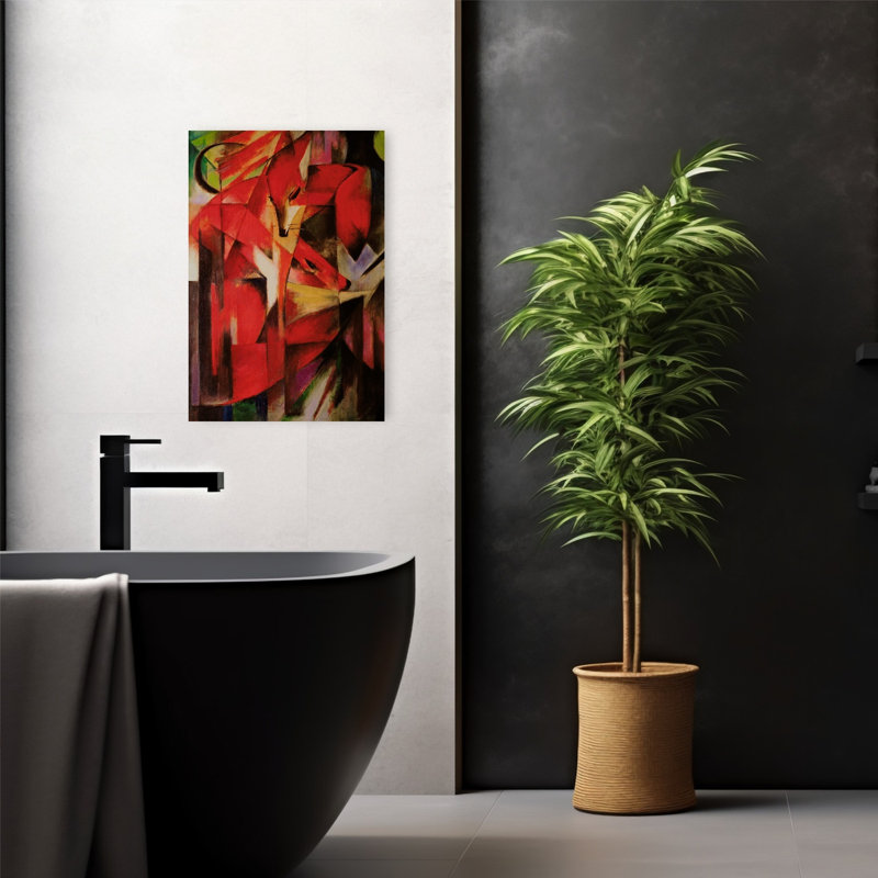 Reproduction d'art mural, "The Modern Fox", H 24 po x l 16 po