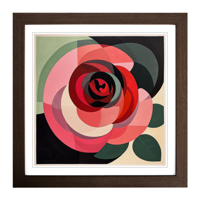 Rose Bauhaus - Framed Print
