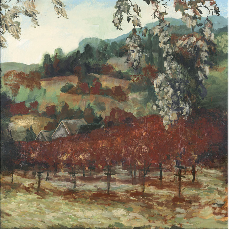 Autumn Vineyard 1 Print Canvas