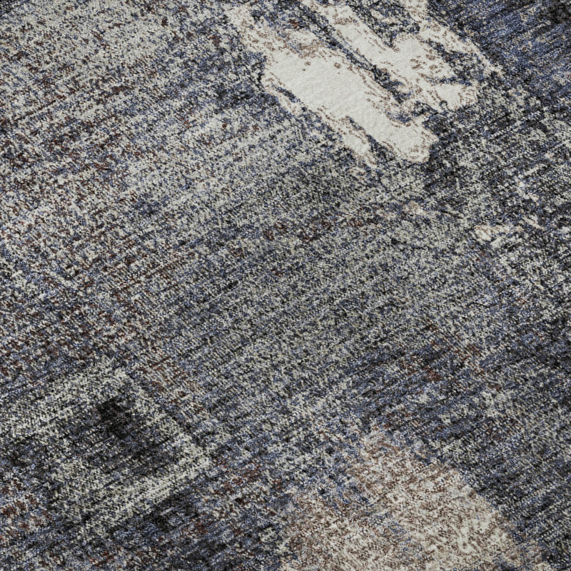 Premium Machine Washable Natoma AMF989 Abstract Rug, Rectangle 10 pi x 14 pi