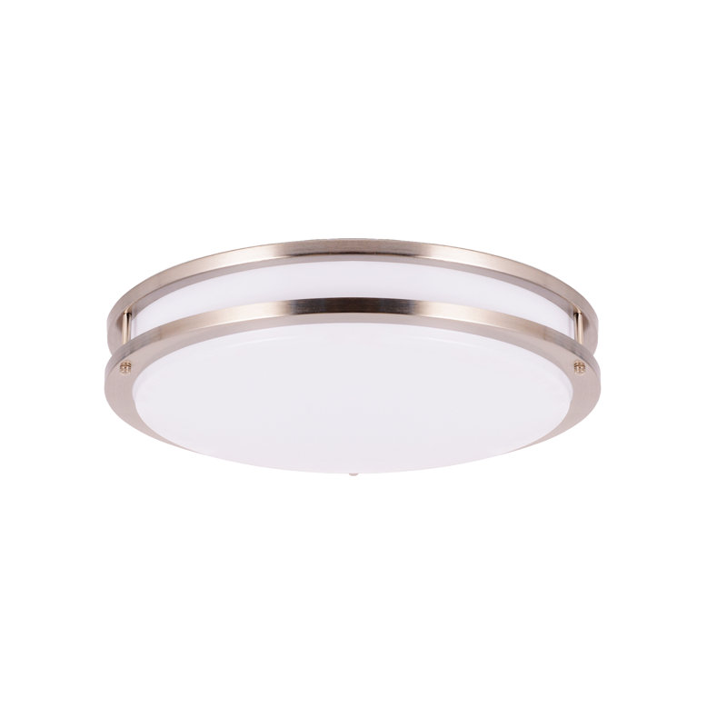 Plafonnier encastré à intensité variable à température de couleur réglable DEL Shook, H 3,5 po x l 12 po x P 12 po
