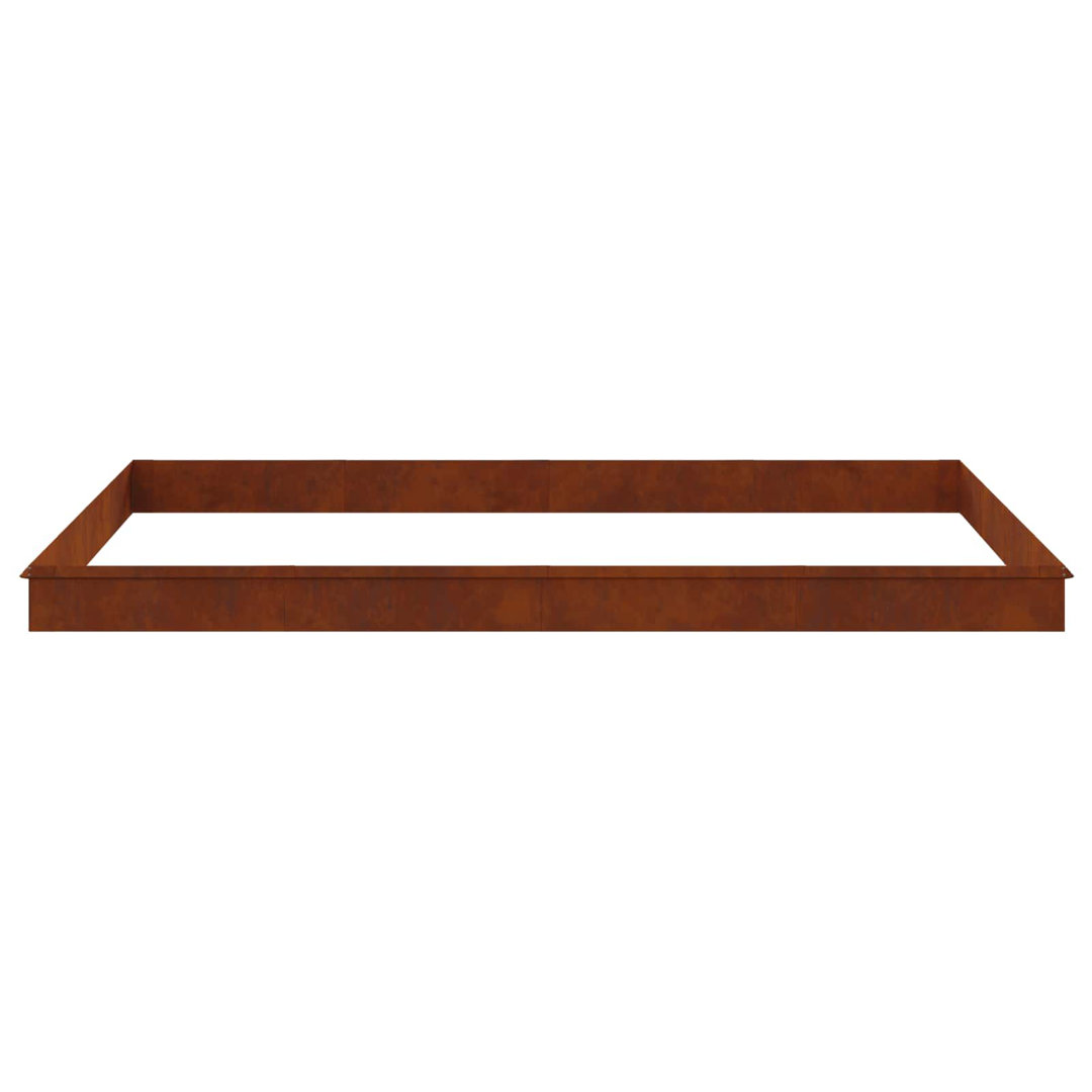 25cm H x 100cm W Weathering Steel Hardware