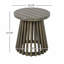 Table basse d'extérieur en bois d'acacia, table basse ronde-1300366408