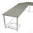 Gray & White Finish Computer Desk