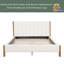 Bed Frame With Boucle Upholstered Thick Headboard-788523430