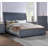 Wauneta Sleigh Bed With Storage Footboard, Corduroy Blue Finish-100231901