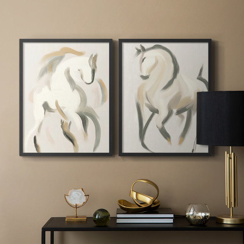 ANIMALS Series CCGLXV III - Reproduction encadrée de qualité supérieure - prête à être accrochée - aucun clou requis - aucun clou requis
