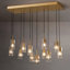Lustre en cristal avec longueur réglable-1247229580