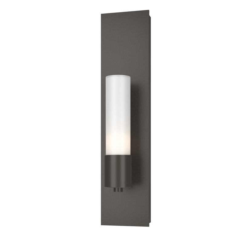 Pillar 1 - Light Armed Sconce, Dark Smoke, Opal