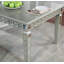 Table de salle à manger argentée W