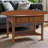 Coastal Solid Wood Oval Coffee Table-1617759628