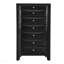 Commode 7 tiroirs pour la lingerie, noire