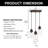 Nashra 3 - Light Dimmable Linear Cylinder Kitchen Island Pendant-655998618