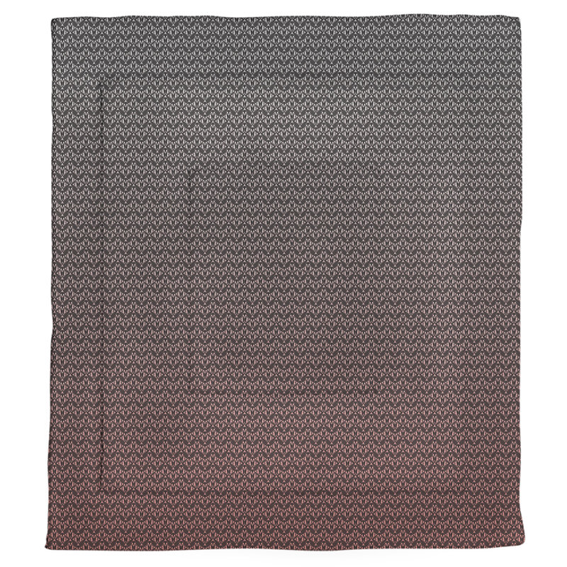 Édredon simple réversible Art déco Katelyn Elizabeth, Édredon très grand, Rose ombragé