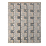 Rug & Kilim’S Scandinavian-Inspired Geometric Blue And Beige Wool Pile Rug