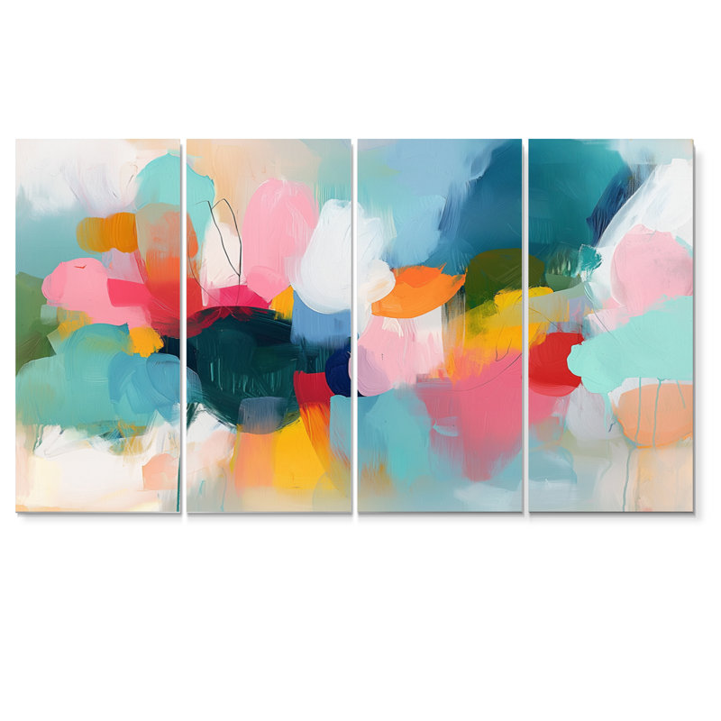Corlin - Minimalisme, ensemble d'art mural sur toile, H 32 po x l 64 po