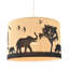 20cm H Bamboo Drum Lamp Shade ( No Direct Attachment Method ) in Black