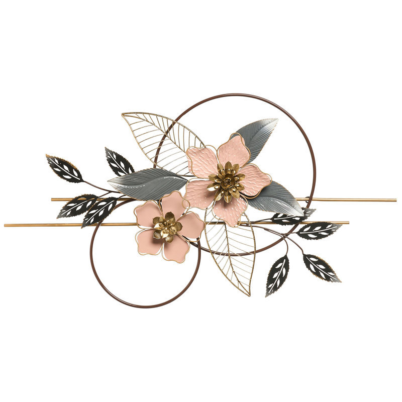 Handmade Plants & Flowers Wall Decor on Iron