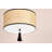 Canela Rattan Flush Mount