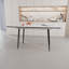 Ensembles de table de salle à manger extensibles avec rangement, panneau de fibres à densité moyenne et métal, pour recevoir en famille moderne