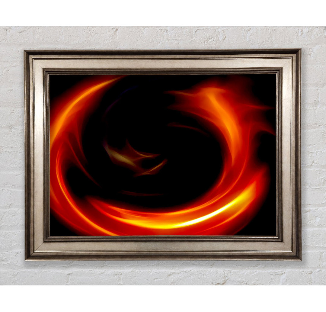 Gerahmtes Wandbild Circle Of Fire