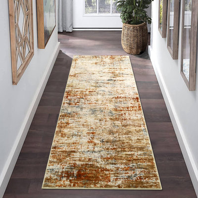 Non-Slip Machine Washable Area Rugs, Modern Abstract Rug with Non-Slip Backing for Living Room Bedroom Dining Room