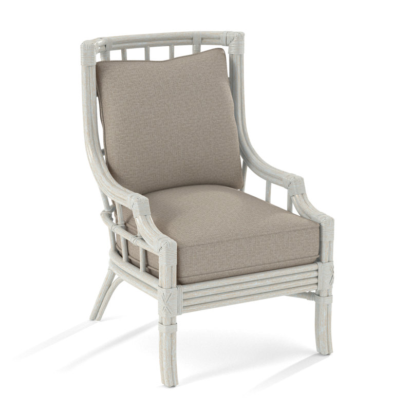 Fauteuil large 28,5 po Seville, Bisque, Tissu beige performant - 0851-73