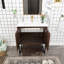 Ensemble de meuble-lavabo simple 30 po avec plateau en résine Rezarta