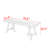 Modern simple pure solid wood dining table-106973300