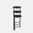 Multi-Tiered Plant Stand with Metal Frame, Black