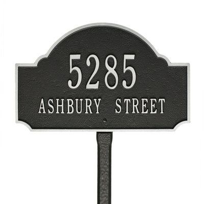 Fitzwilliams 2-Line Lawn Address Sign