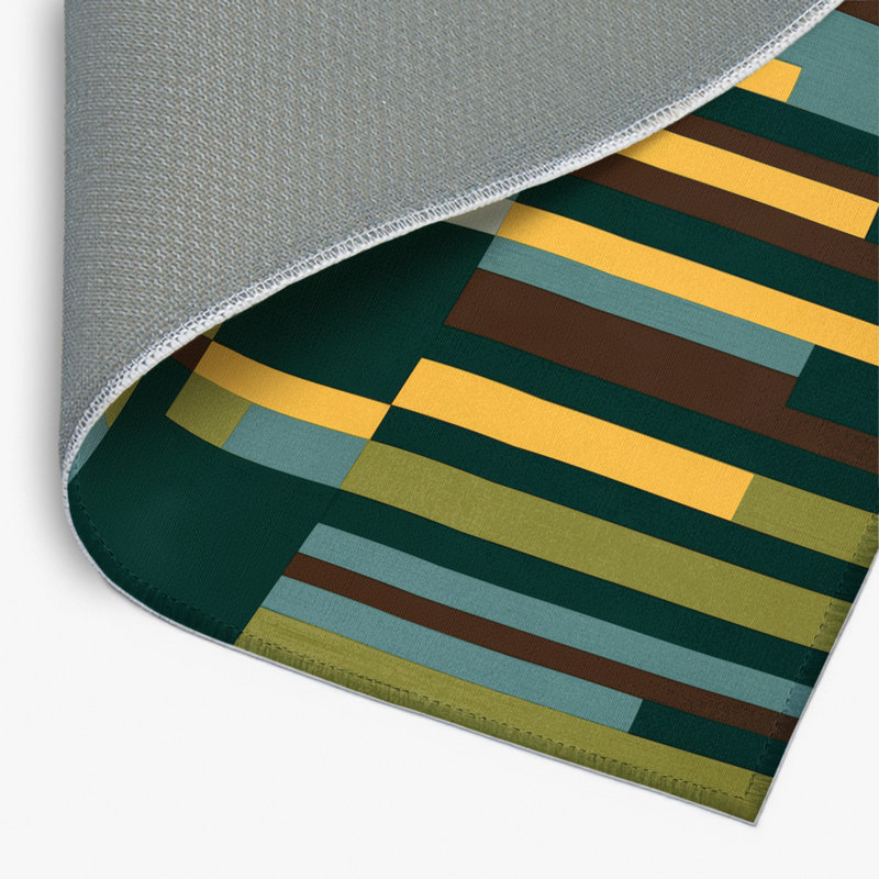 Pixelated Patches Indoor And Outdoor Area Rug, Rectangle 9' x 12'