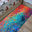 Tapis à motif doux exquis avec velours aux formes géométriques et aux couleurs vives, parfait pour ajouter une touche unique à n'importe quelle pièce de votre maison-1790837763