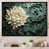 Toile avec cadre flottant noir