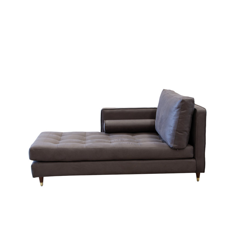 Chaise longue Connorville, Orienté vers la gauche, Noir