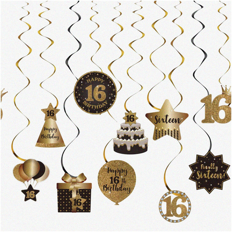 8 Pcs Metallic Spray Halloween Table Centerpieces Orange Black