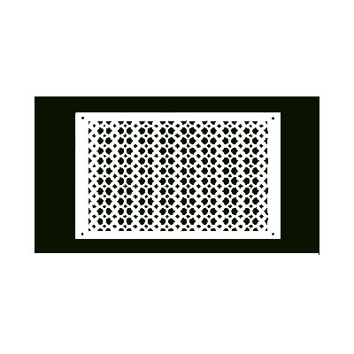 Grille murale en fonte d'aluminium