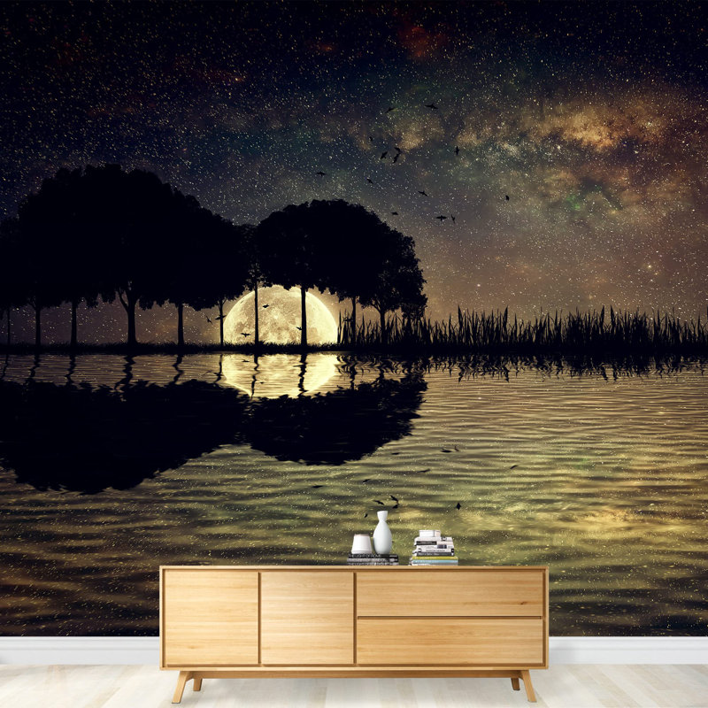 Moon Border, 66" L x 96" W