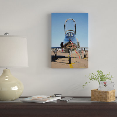«US Air Force T-38 Talon at Sheppard Air Force Base Texas», reproduction de photo sur toile