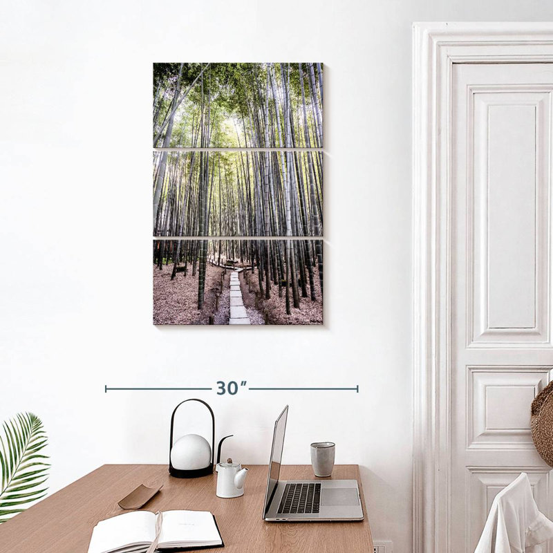Forêt de bambou Harnek IV, H 32 po x l 20 po