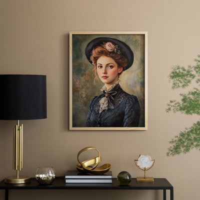«WOMEN Series CLxxxi», reproduction encadrée - bois massif