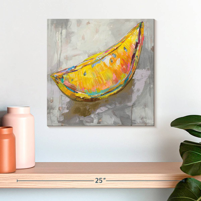 Lemon Wedge Neutral, 16'' H x 16'' W