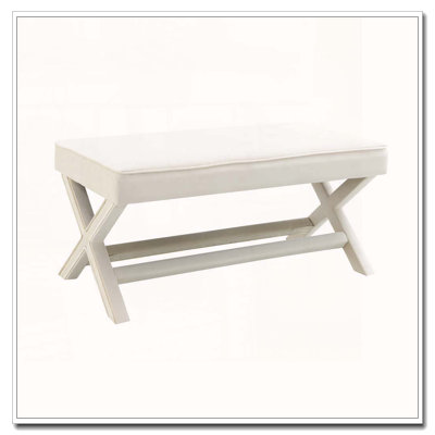 Banc revêtu de velours