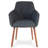 Caviness Chavers Polyester Armchair Dining Chair-1793290062