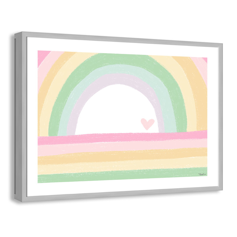 Décoration murale pour enfants, H 25,5 po x l 35,5 po x P 1,19 po, Encadré de boîte argent