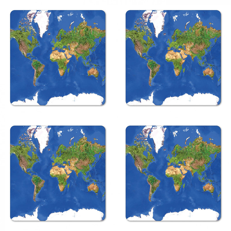 Square 4 Piece Coaster Set