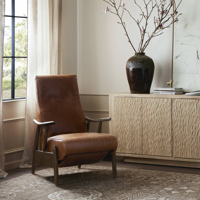 Jarvis Recliner-Dakota Tobacco, Dakota Tobacco Top Grain Leather
