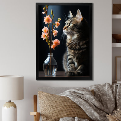 Portrait de chat III sur toile