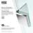Monteray 36" W x 36" D x 79" H Hinged Frameless Shower Enclosure with 3/8  Clear Glass&Base-50807751
