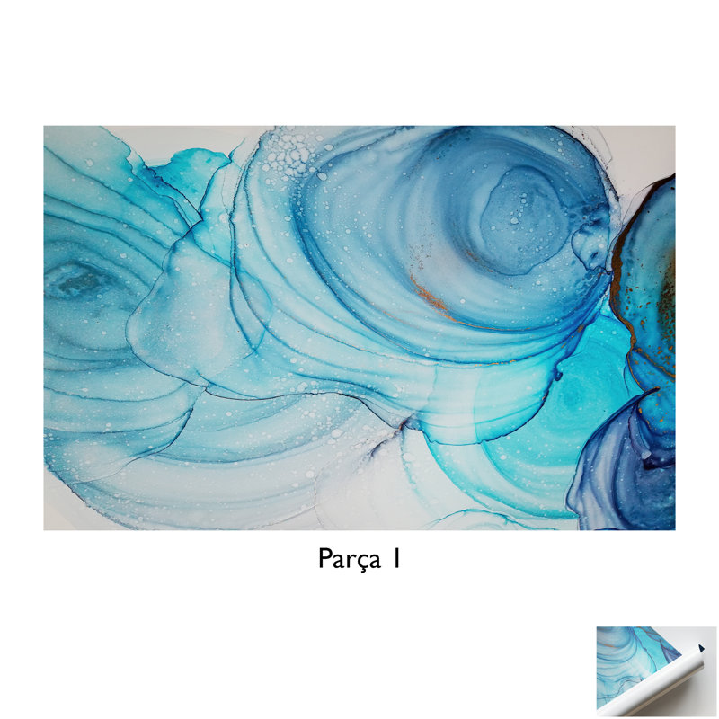 1 Piece Wall Art on Canvas, 25 cm H x 35 cm W, Black Floater Framed